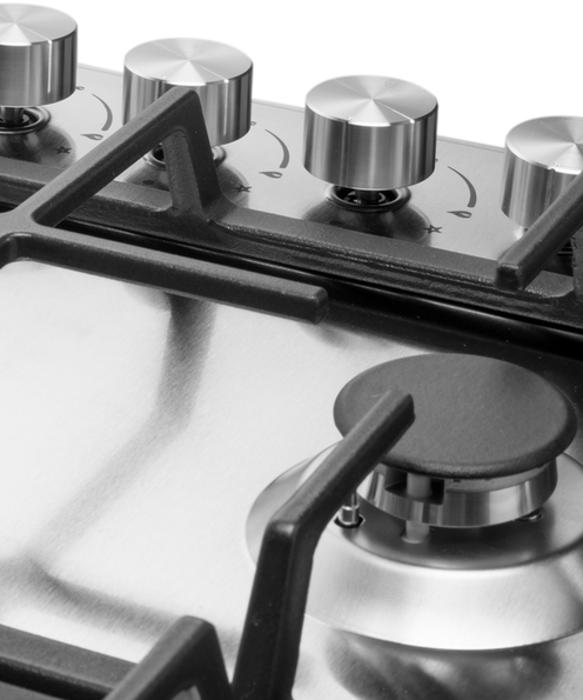 CATA UBGHDFFJ60.1 - 4 Burner Gas Hob Stainless steel Built In Kitchens ...