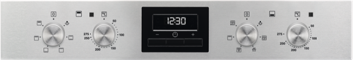 Zanussi ZOF35661XK Built-Under Double Electric Oven Stainless steel ...