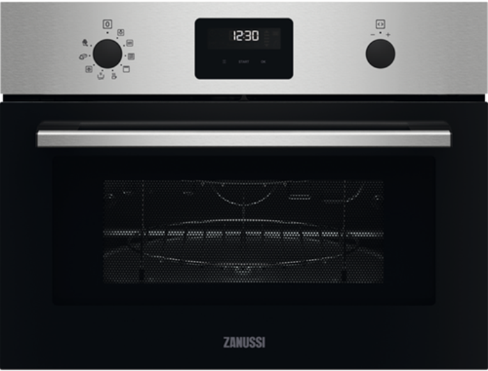 Zanussi ZVENW6X1 42Litres 1000w Compact Microwave With Grill Built-in Microwave Stainless steel