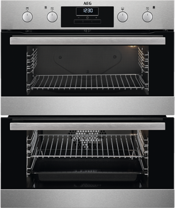 AEG DUB331110M 60cm Built-Under Double Electric Oven Stainless steel