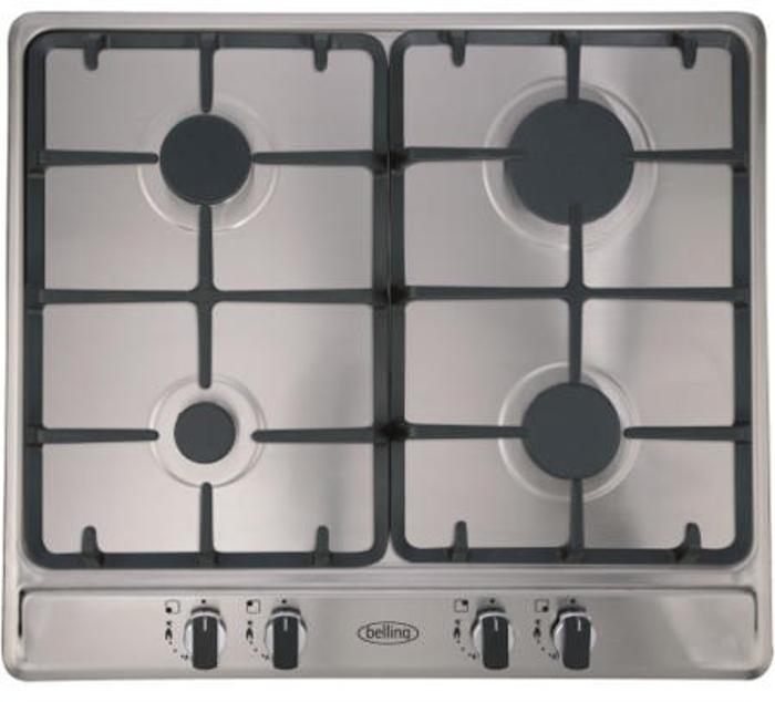 Belling GHU60GC Mk2 444449498 60cm 4 Burner (Only 1 Left In Stock, NEW & BOXED) Gas Hob Stainless steel