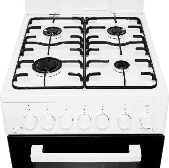 BEKO KA52NEW 50cm Single Oven Eye Level Freestanding Gas Cooker White