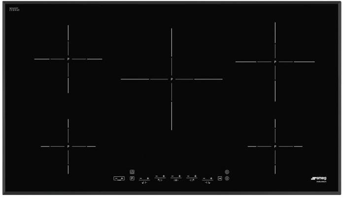 Smeg SI5952B 90cm Touch Control Induction Hob Black