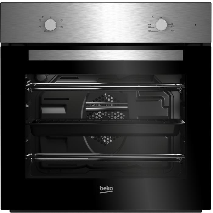 BEKO BSF210SX Large Capacity Oven and 4 Zone Ceramic Hob Oven and Hob