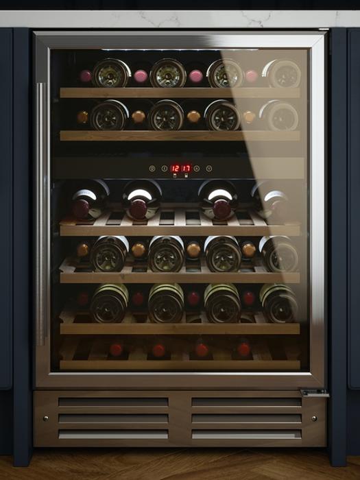 CATA WINE60.1 60cm Dual Zone 46 Bottles Wine Cooler Stainless steel