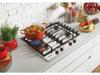 Hoover HHG6BRMX H-HOB 300 GAS 60cm 4 Burner Cast Iron Pan Supports Gas Hob Stainless steel