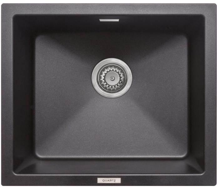Prima CPR350 1 Bowl Large Granite Undermount Sink Black