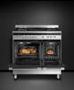 Fisher & Paykel OR90L7DBGFX1 Series 7 Contemporary 90cm 5 Burners Dual Fuel Range Cooker Stainless steel