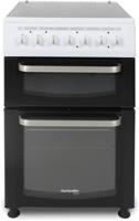Montpellier TCC60W Eco 60cm Twin Cavity Freestanding Electric Cooker White