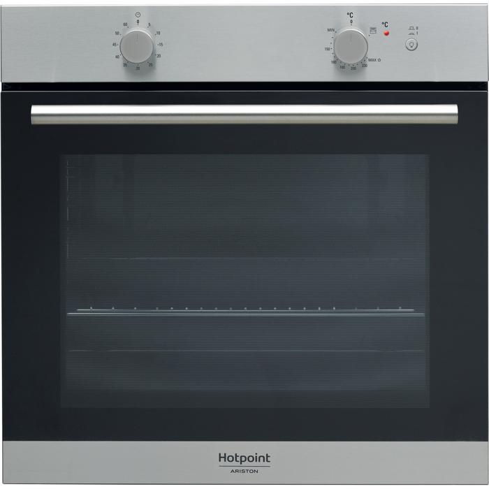 Hotpoint GA2 124 IX  Conventional 59.5cm 75Litre ( GA2124IX ) Built-in Single Gas Oven Stainless steel
