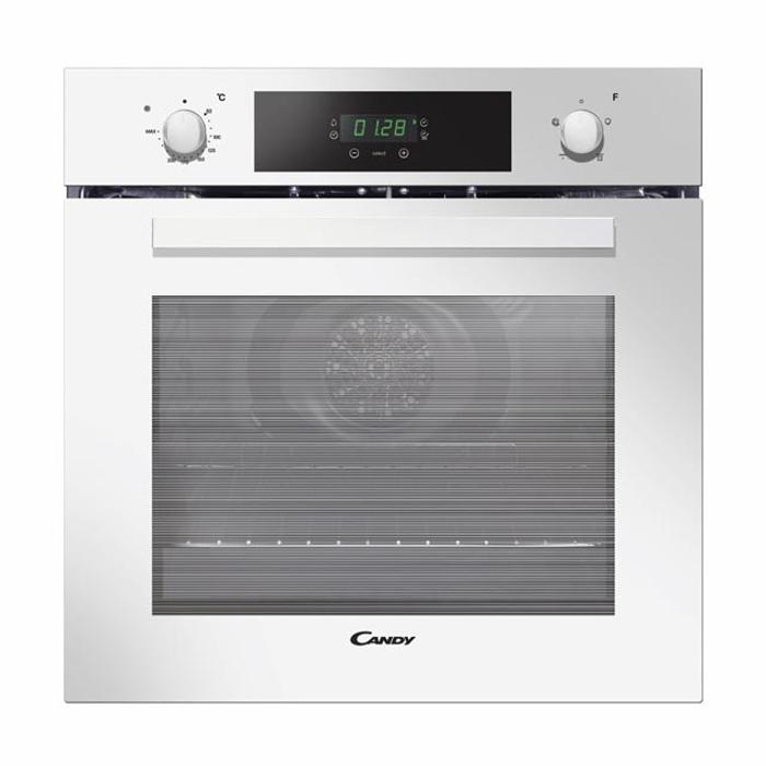 Candy FCP405W/E 60cm 65Litres Fan Assisted Built-in Single Electric Oven White