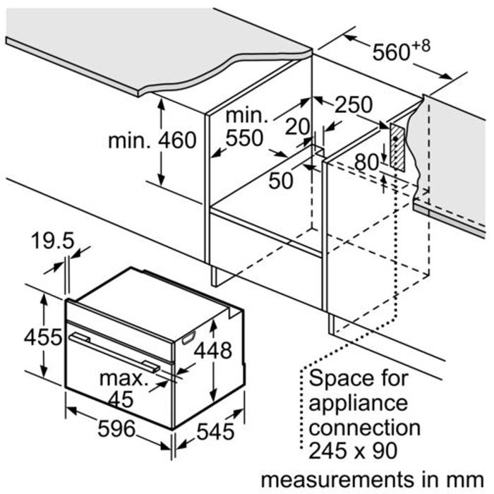 NEFF C17UR02N0B Compact Builtin Microwave Stainless steel Built In
