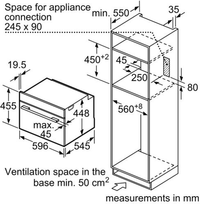 NEFF C17UR02N0B Compact Builtin Microwave Stainless steel Built In