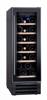 Baumatic BWC305SS 19 bottle Built In Wine Cooler Black / Stainless Steel