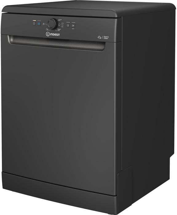 Indesit DFE 1B19 B UK 13 Place settings 60cm Wide ( DFE1B19BUK ) Freestanding Dishwasher Black