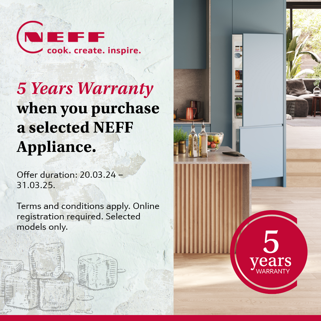 NEFF 5 Years Warranty Warranty (offer ends 31.03.25)