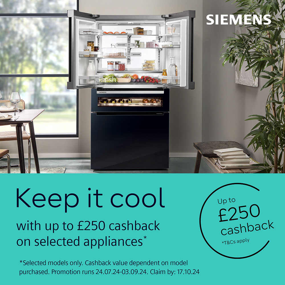 Siemens Keep it cool with up to £250 cashback