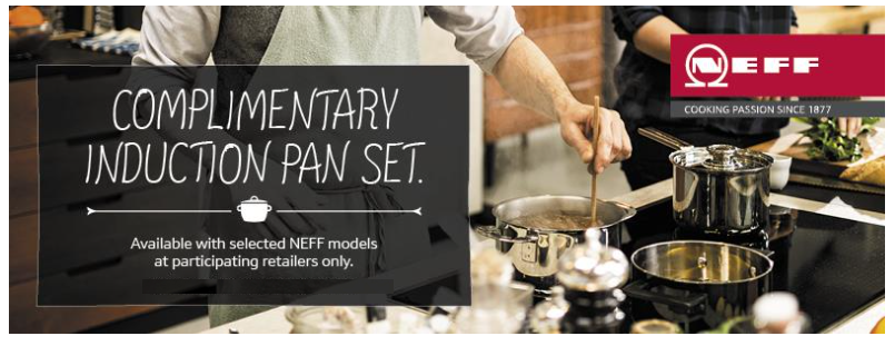 NEFF Complimentary Induction Pan Set Autumn/Winter 2022
